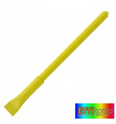 Papierowy długopis eco EXAP5000, żółty.