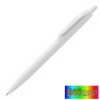 Tani długopis plastikowy EXAP2050, biały.