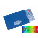 Etui na karte kredytową, SAVER, niebieski.