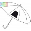 Parasol, PANORAMIX, transparentny/srebrny.