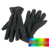 rękawiczki z włółkna polarowego, ANTARTIC, czarny.