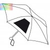 Parasol mini, POCKET, szary/ciemnoniebieski.