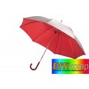 Parasol golf, SOLARIS, srebrny/czerwony.