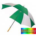 Parasol golf, RAINY, zielony/biały.
